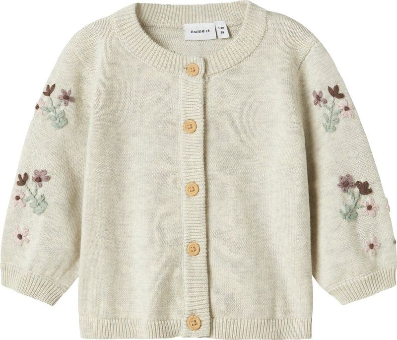 Name It - Nussy Knit Vest - Peyote Melange - Fijngebreid Vestje