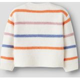 Gebreide Trui - Gestreept - Lange Mouwen - Ronde Hals - Pluizig Gebreid