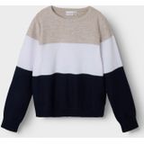 Name It - NKMVOHAN LS KNIT - Trui - Island Fossil - Lange Mouwen - 100% Katoen