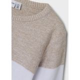 Name It - NKMVOHAN LS KNIT - Trui - Island Fossil - Lange Mouwen - 100% Katoen