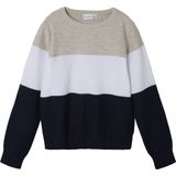 Name It - NKMVOHAN LS KNIT - Trui - Island Fossil - Lange Mouwen - 100% Katoen