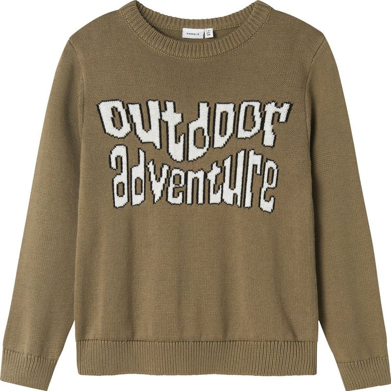 NAME IT - NKMOTTO LS KNIT BOX - Gebreide Pullover - Jongens