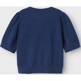 Cardigan - Pluizig Gebreid - Halflange Mouwen