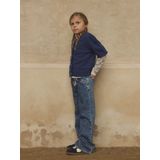 Cardigan - Pluizig Gebreid - Halflange Mouwen