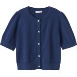 Cardigan - Pluizig Gebreid - Halflange Mouwen