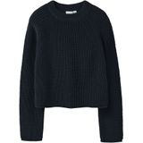 NAME IT - NKFVENJA - Trui - Nachtblauw - Raglanmouwen - Losse Pasvorm