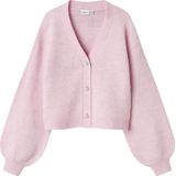 Gebreide Cardigan - Regular Fit - V-hals - Lange Mouwen - Knoopsluiting