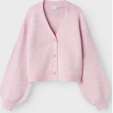 Gebreide Cardigan - Regular Fit - V-hals - Lange Mouwen - Knoopsluiting