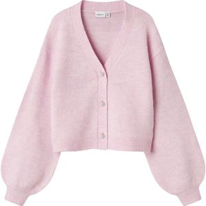 Gebreide Cardigan - Regular Fit - V-hals - Lange Mouwen - Knoopsluiting