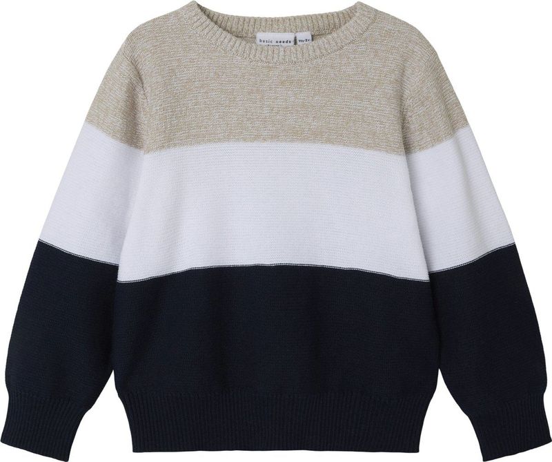 Gebreide Trui - Regular Fit - Lange Mouwen - Ronde Hals