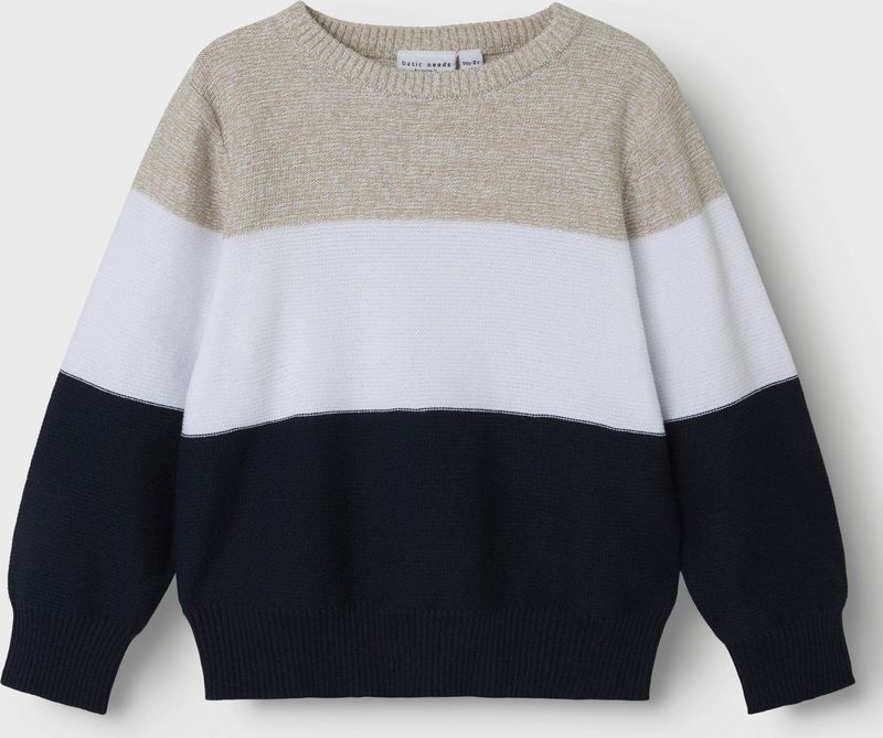 Gebreide Trui - Regular Fit - Lange Mouwen - Ronde Hals