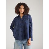 Overhemd - Boxy Fit - Lange Mouwen - Broderie Anglaise - Geweven Stoffen