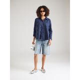 Overhemd - Boxy Fit - Lange Mouwen - Broderie Anglaise - Geweven Stoffen