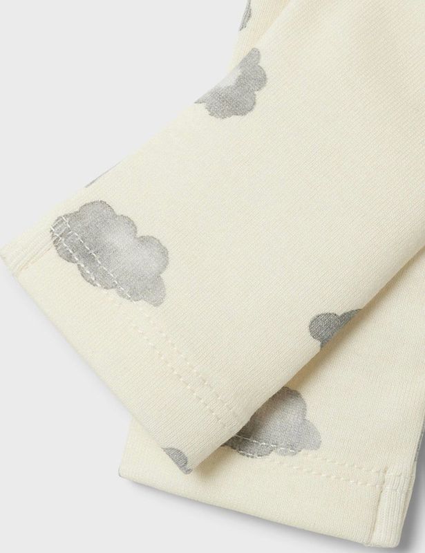 Lil Atelier - NbnLayo - Leggings - Tortelduif/Blue Cloud - Katoen