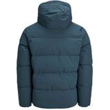 Jack & Jones - Global Puffer - Winterjas - Blauw - Regular Fit
