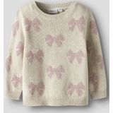 NAME IT - MINI - Trui - Zacht Katoen - Glinsterend Metaaldraad