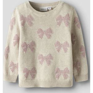 NAME IT - MINI - Trui - Zacht Katoen - Glinsterend Metaaldraad