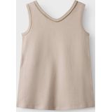 Overgooier - Lichtblauw - Jersey - V-hals - Mouwloos - Loose Fit