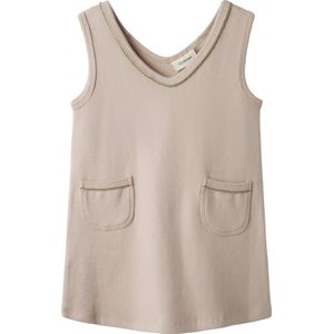 Overgooier - Lichtblauw - Jersey - V-hals - Mouwloos - Loose Fit