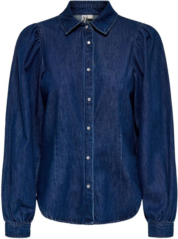 ONLY - ONLBrandi - Blouse - Blauw - Denim