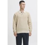 JACK & JONES PREMIUM - Gebreide Trui - Beige - Regular Fit - Lange Mouwen