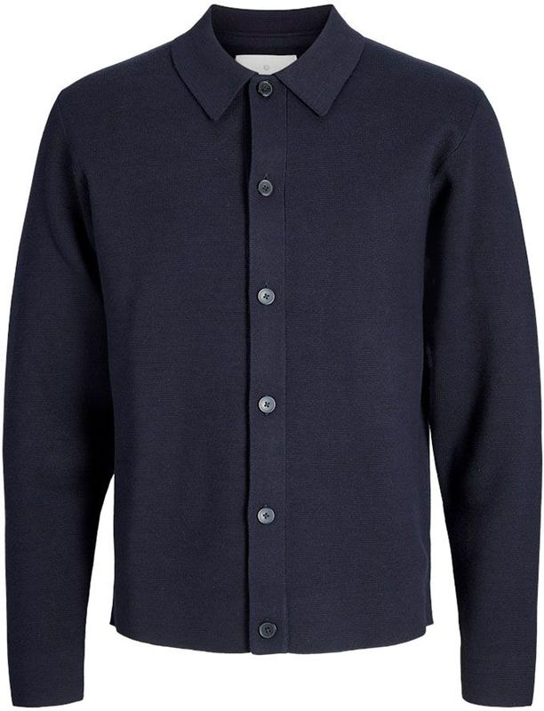 Jack & Jones - Milano - Gebreid Vest - Polo Hals - Lange Mouwen - Relaxte Pasvorm