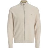 JACK & JONES PREMIUM - Gebreid Vest - Ecru