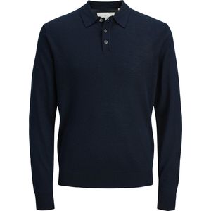 Jack & Jones - Gebreide Trui - Nachtblauw - Polokraag