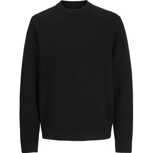 Jack & Jones - Jprblamilano Stitch Knit Crew Neck - Trui - Zwart