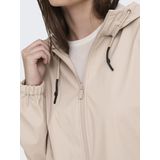 JDY - Regenjas - Waterbestendig - Capuchon met Verstelbaar Koord - Lange Mouwen