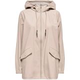 JDY - Regenjas - Waterbestendig - Capuchon met Verstelbaar Koord - Lange Mouwen