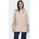 JDY - Regenjas - Waterbestendig - Capuchon met Verstelbaar Koord - Lange Mouwen