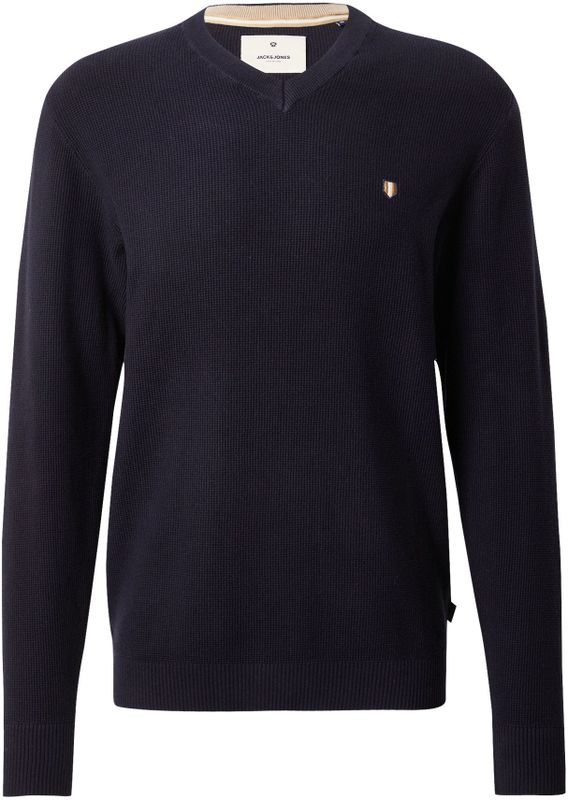 Jack & Jones - JPRBLUREX - Gebreide Trui - Nachtblauw - V-hals