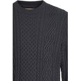 Jack & Jones - Jprblusean Knit Cable Crew Neck - Trui - Dark Navy