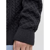 Jack & Jones - Jprblusean Knit Cable Half Zip - Trui - Dark Navy