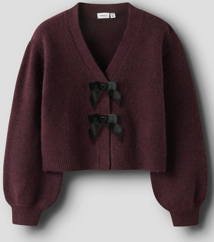 Gebreide Cardigan - Regular Fit - V-hals - Lange Mouwen - Knoopsluiting