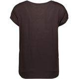 Vero Moda - Vmava Plain Ss Top Ga Jrs Noos - T-shirt - Chocolate Torte - Dames