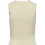 Only - Onlmeg Singlet - Ecru - 90% Viscose 10% Elastaan