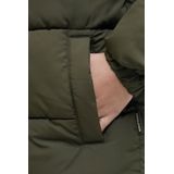 Jack & Jones - Maze Logo Hood Puffer Jas - Donkergroen - Junior