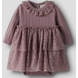 Jerseyjurken - Jurkje - Biologisch Katoen - Lange Mouwen - Ronde Hals