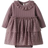 Jerseyjurken - Jurkje - Biologisch Katoen - Lange Mouwen - Ronde Hals