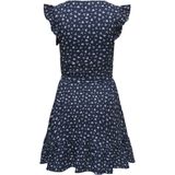 Onlhillary - Midi-jurk - V-Hals - Korte Mouwen - Regular Fit