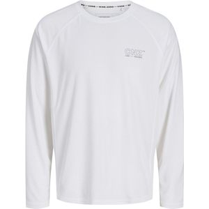 JACK & JONES - JCOCNZ - Shirt - Wit - Lange Mouwen