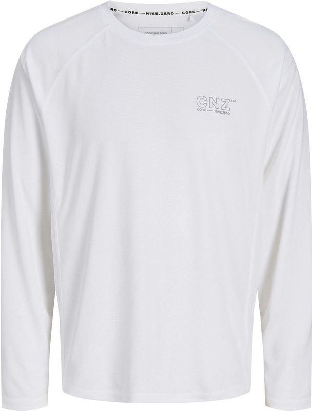 JACK & JONES - JCOCNZ - Shirt - Wit - Lange Mouwen