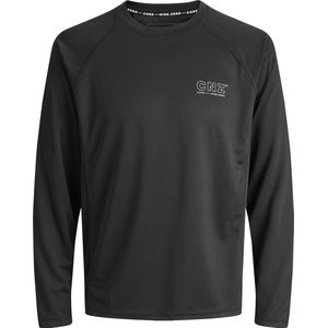 Jack & Jones - JCOCNZ - Shirt - Zwart/Wit - Lange Mouwen
