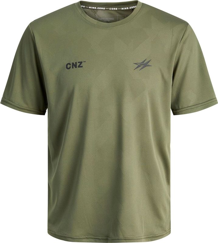 JACK & JONES CORE - Sportshirt - Groen - Korte Mouwen - Ronde Hals