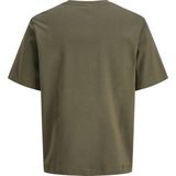 Jack & Jones - Jcofusion Interlock Tee Ss Crew Neck - T-shirt - Grape Leaf
