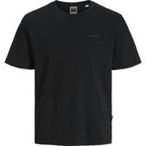 JACK & JONES Jcofusion Interlock Tee Ss Crew Noos, zwart, L