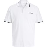 Jack & Jones - JCOSTANCE - Poloshirt - Zwart / Wit
