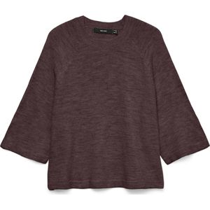 Vmlefile - Gebreide Pullover - O-hals - 3/4 Mouwen - Loose Fit